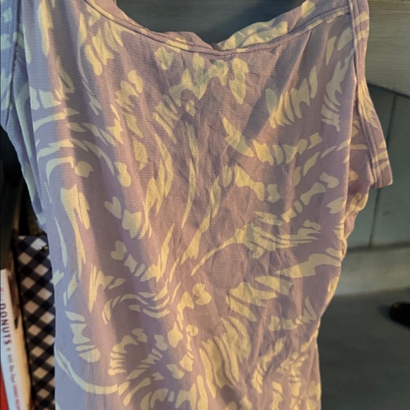 Skims lilac Lavender & Cream Abstract Print Tank - Picture 2 of 7